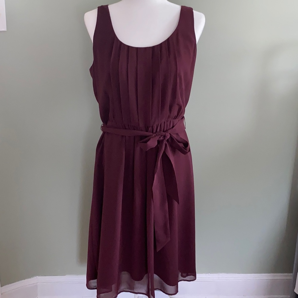 Banana Republic burgundy dress